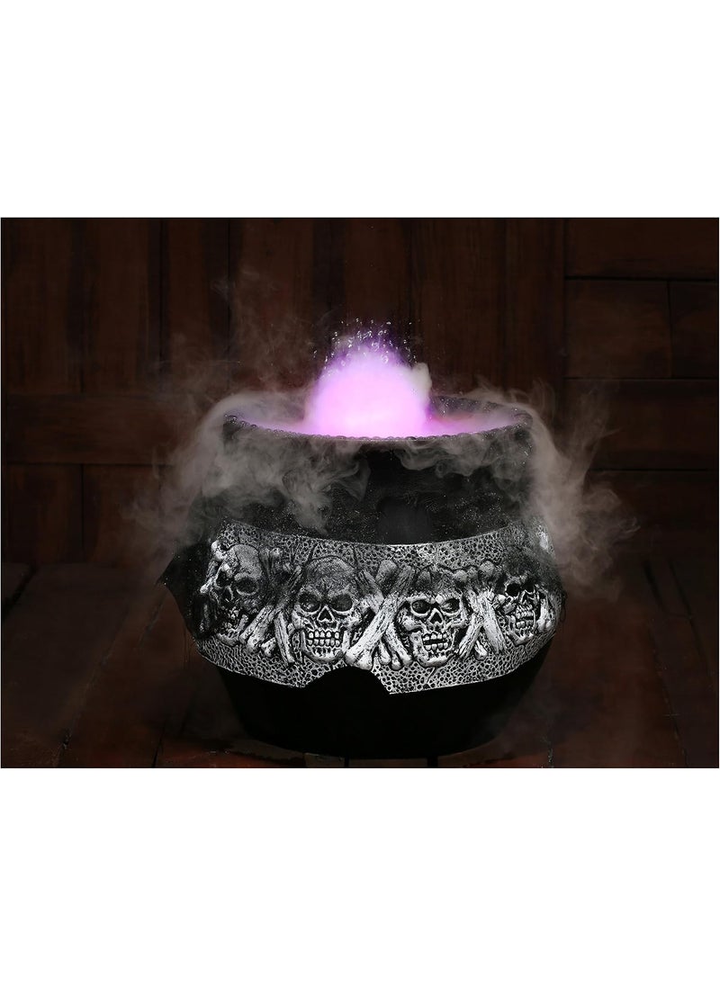 Seasons Smoking Cauldron Halloween Decoration 