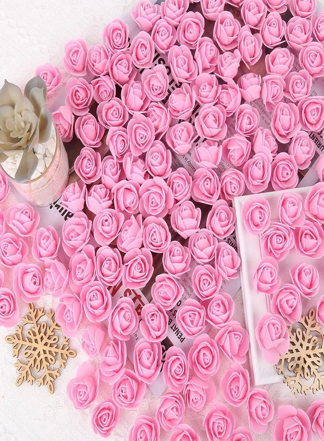 TREEWING 50Pcs Decorative Foam Crafted Rose Flowers for DIY Craft Work, Gift Crafting, Water Floating Flowers, Pooja Thali, Festival and Events, Home and Diwali Decoration Items - Image 5
