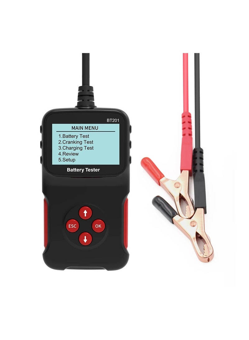 Generic Car battery tester 12V battery tester CCA internal resistance meter motorcycle battery analyzer  - Image 3