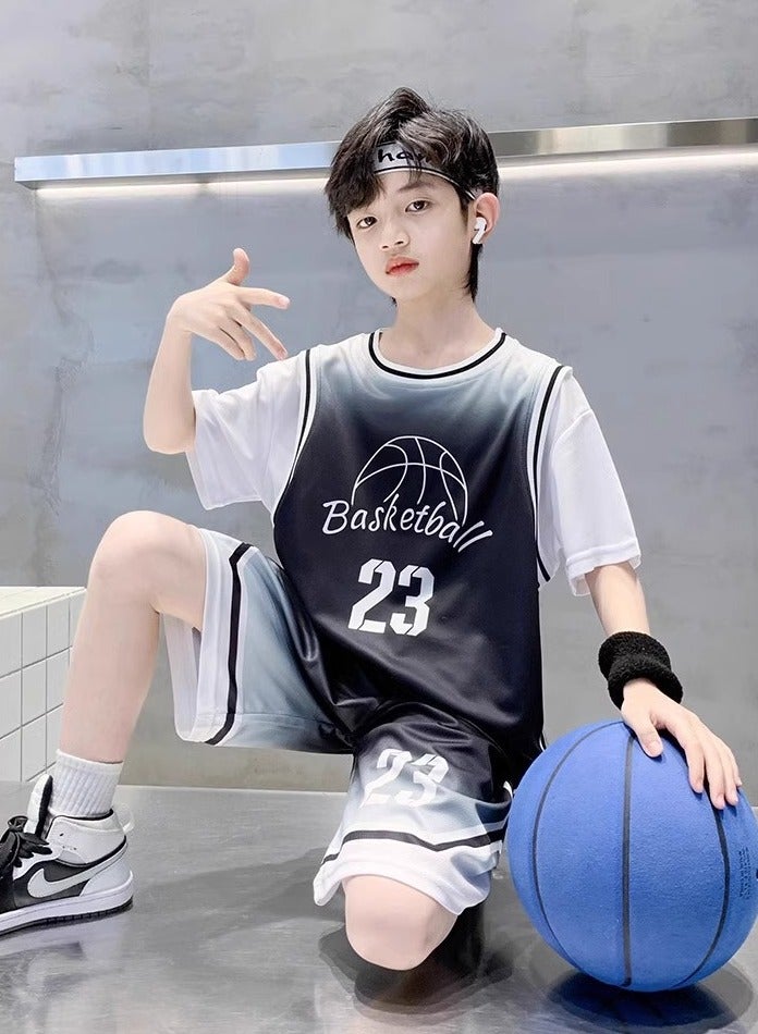 KUYING New Children's Basketball Suit Set  - Image 1