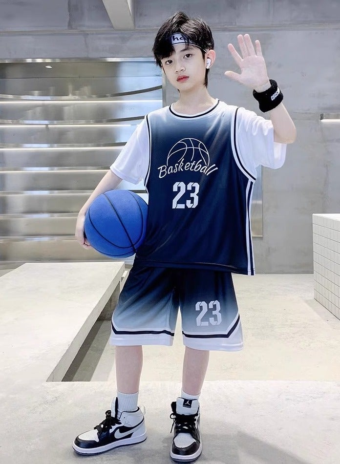 KUYING New Children's Basketball Suit Set  - Image 2
