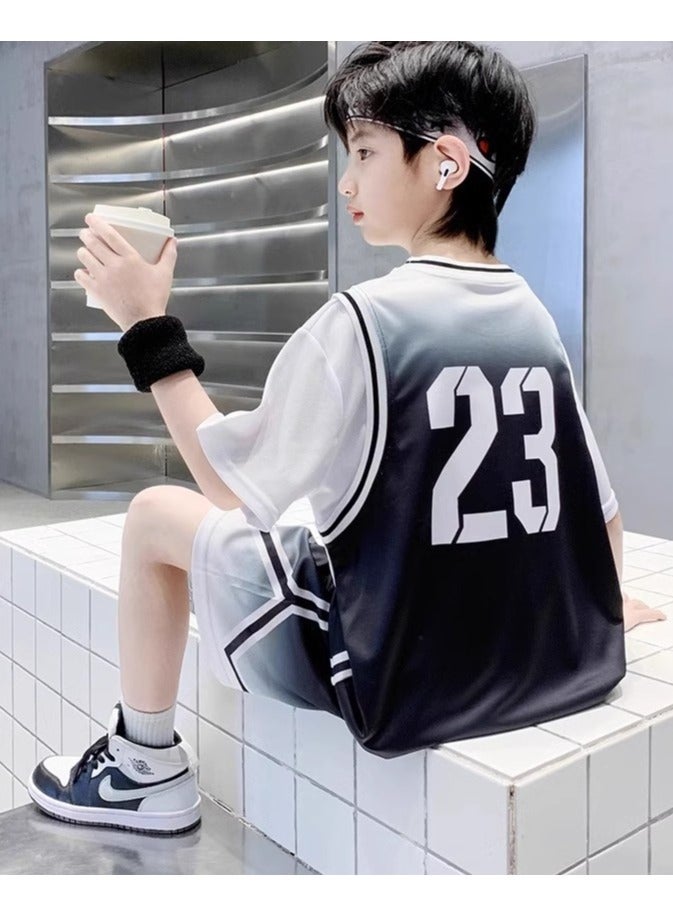 KUYING New Children's Basketball Suit Set  - Image 5