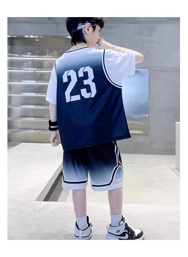 KUYING New Children's Basketball Suit Set  - Image 4