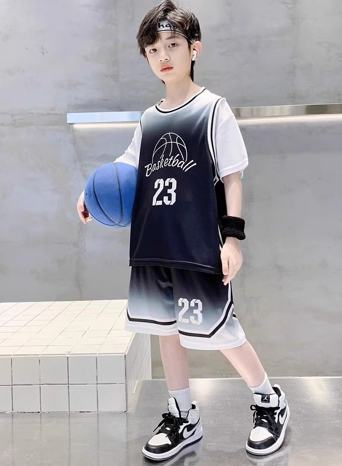 KUYING New Children's Basketball Suit Set  - Image 3