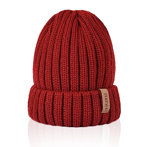 FURTALK Winter Hats for Women Fleece Lined Beanie Knit Chunky Womens Snow Cap - Image 5