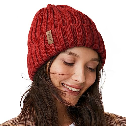 FURTALK Winter Hats for Women Fleece Lined Beanie Knit Chunky Womens Snow Cap - Image 1