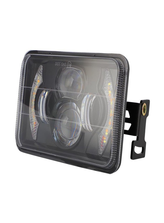 Foruly 4x6 LED Headlight Kit for Suzuki DR-650 | for Suzuki DRZ400 with Mounting Bracket Hardware Headlight High Brightness High Intensity LED Chips High Beam Low beam Daytime Running Light (Light + Bracket) - Image 1