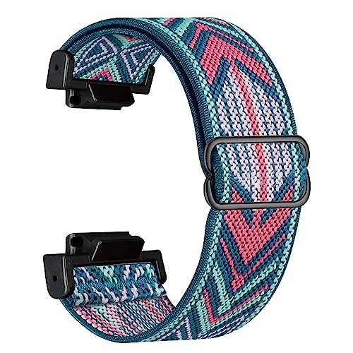 Abanen Elastic Nylon Watch Bands for Casio gshock DW-5600/8900, Stretchy Strap with with Lightweight Plastic Connector for Casio GA-100/GW-B5600/GB-5600 /GW-6900 (Colorful) - Image 1