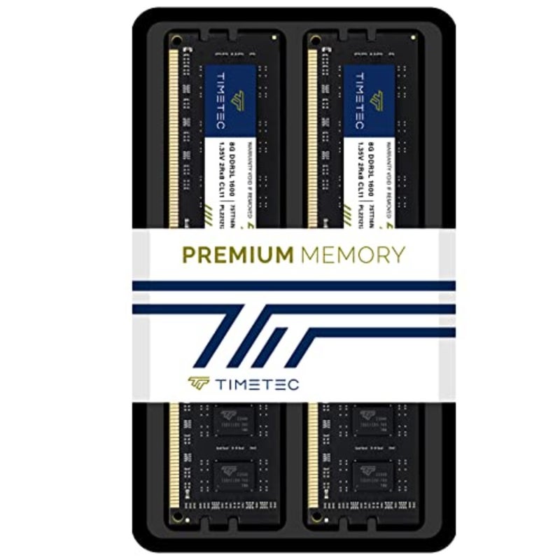 Desktop PC RAM upgrade: DDR3L-1600 SDRAM UDIMM, 1.35V/1.5V, CL11, 2Rx8 dual rank, 240-pin, non-ECC unbuffered, PC3L-12800/PC3-12800 - Image 1