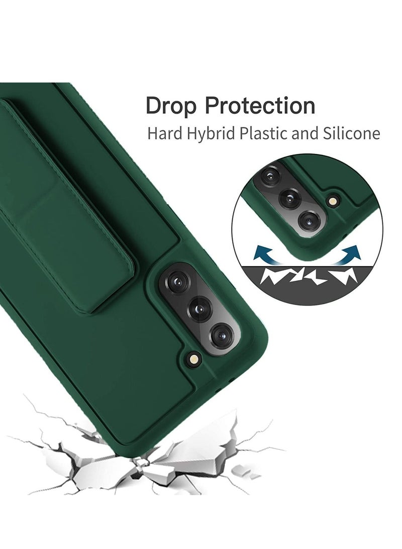 BORTONY Galaxy A14 4G Case Magnetic Car Mount Kickstand and Holder Premium Silicone Vertical Horizontal Hand Strap Grip with Multi Stand for Samsung Galaxy A14 4G Cover - Image 5