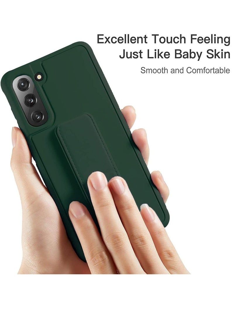 BORTONY Galaxy A14 4G Case Magnetic Car Mount Kickstand and Holder Premium Silicone Vertical Horizontal Hand Strap Grip with Multi Stand for Samsung Galaxy A14 4G Cover - Image 4