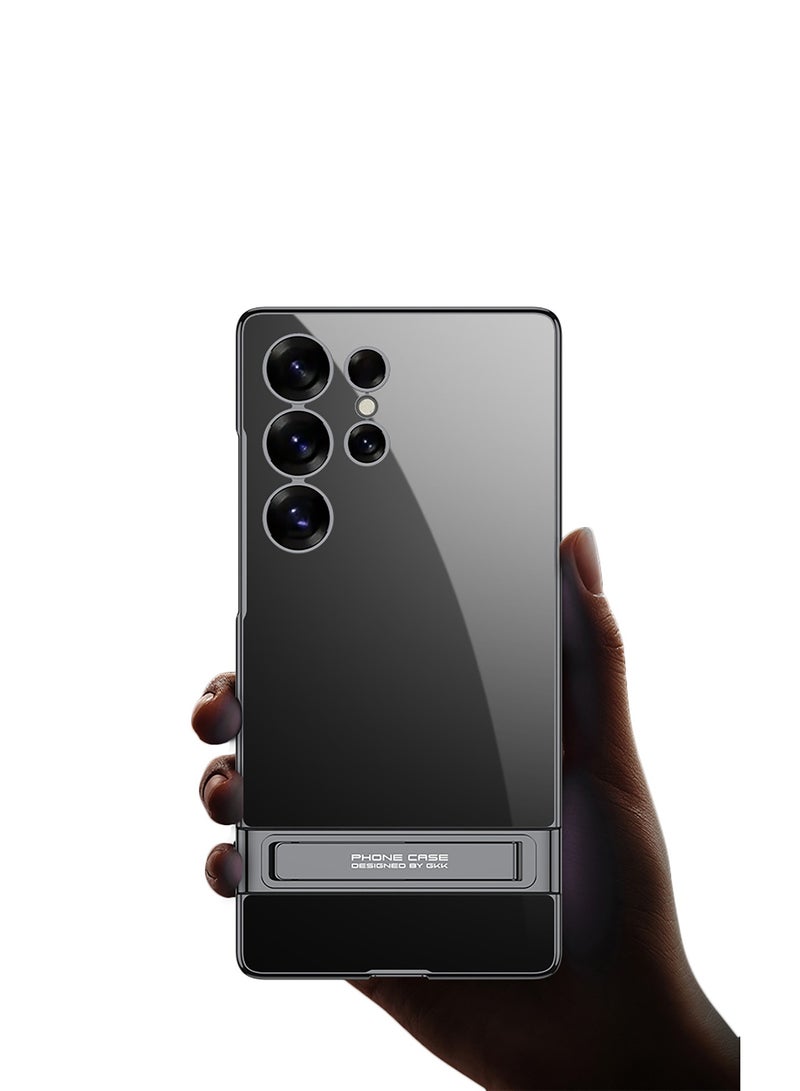 general Clear Case for Samsung Galaxy S25 Ultra,with 3 Modes Adjustable Kickstand, Luxury Slim,Thin Flexible Soft Grip,Protective Shockproof Samsung Galaxy S25 Ultra Case - Image 2