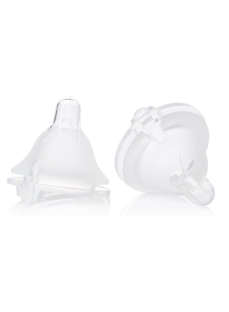 Evenflo Feeding Balance Plus Wide Neck Nipples for the Balance Plus Wide Neck Baby Bottles, Pack of 2