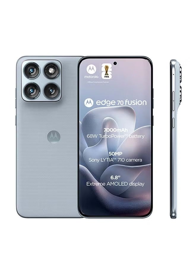 Motorola Edge 70 Fusion 5G Dual SIM Phone Pantone Country Air 12GB RAM 256GB Limited Edition with Free Gifts - Middle East Version - Image 2