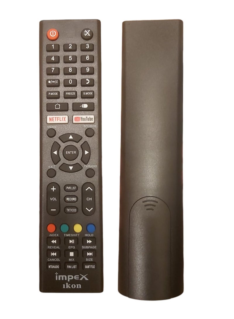 IMPEX , IKON  , GEEPAS , STARTRACK , VIDEOCON , SONASHI Replacement Remote With Upgraded Infrared. Support All Brand - Image 2