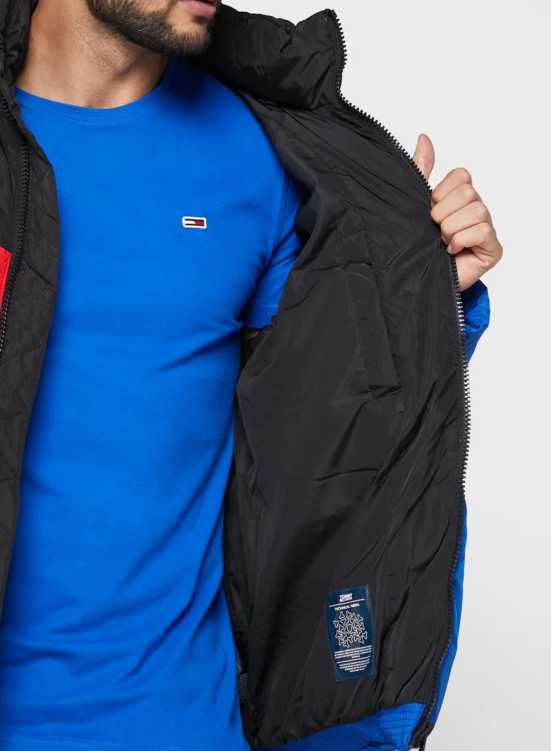 TOMMY JEANS Colour Block Puffer Jacket