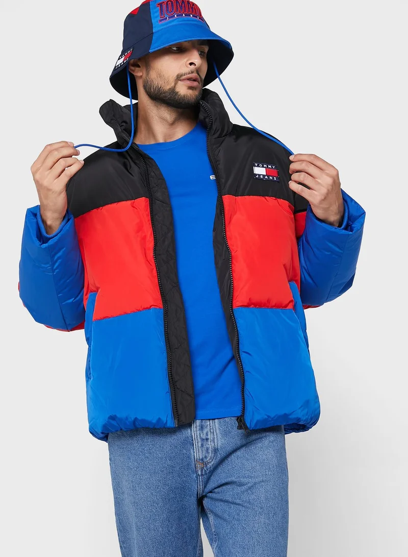 TOMMY JEANS Colour Block Puffer Jacket