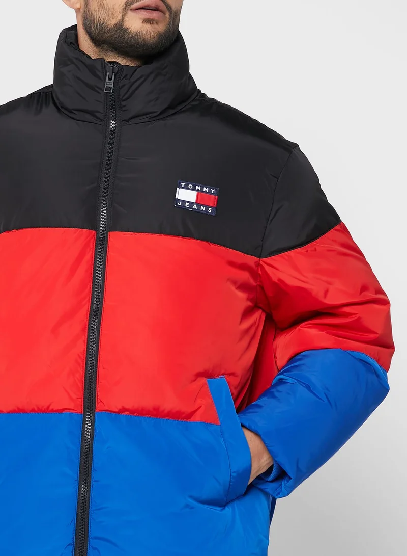 TOMMY JEANS Colour Block Puffer Jacket