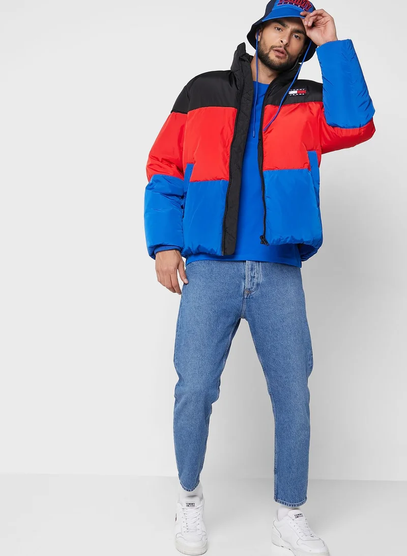 TOMMY JEANS Colour Block Puffer Jacket