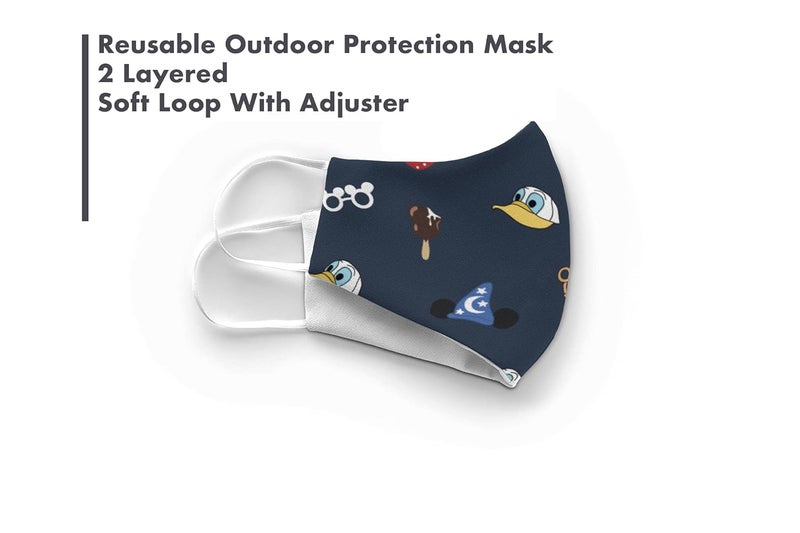 Story Sketchers Cute Cotton Face Mask 2 Ply Soft Loop With Adjusters  - Image 2