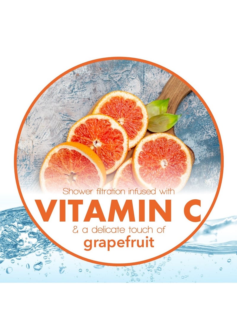 Be-Vita Korean Vitamin Shower Filter - Anti Hair Loss - Prevents Dry Skin - Chlorine Removal - Rust Removal - Relaxing Aromatherapy - Non-Toxic (Grapefruit)  - Image 2