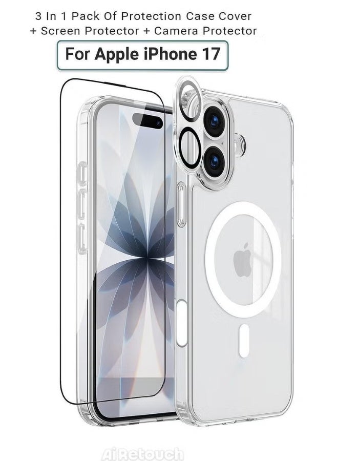 iPhone 17-Premium 3-in-1 Protection Kit | Magnetic Case, Screen Protector & Camera Lens Shield - Image 1