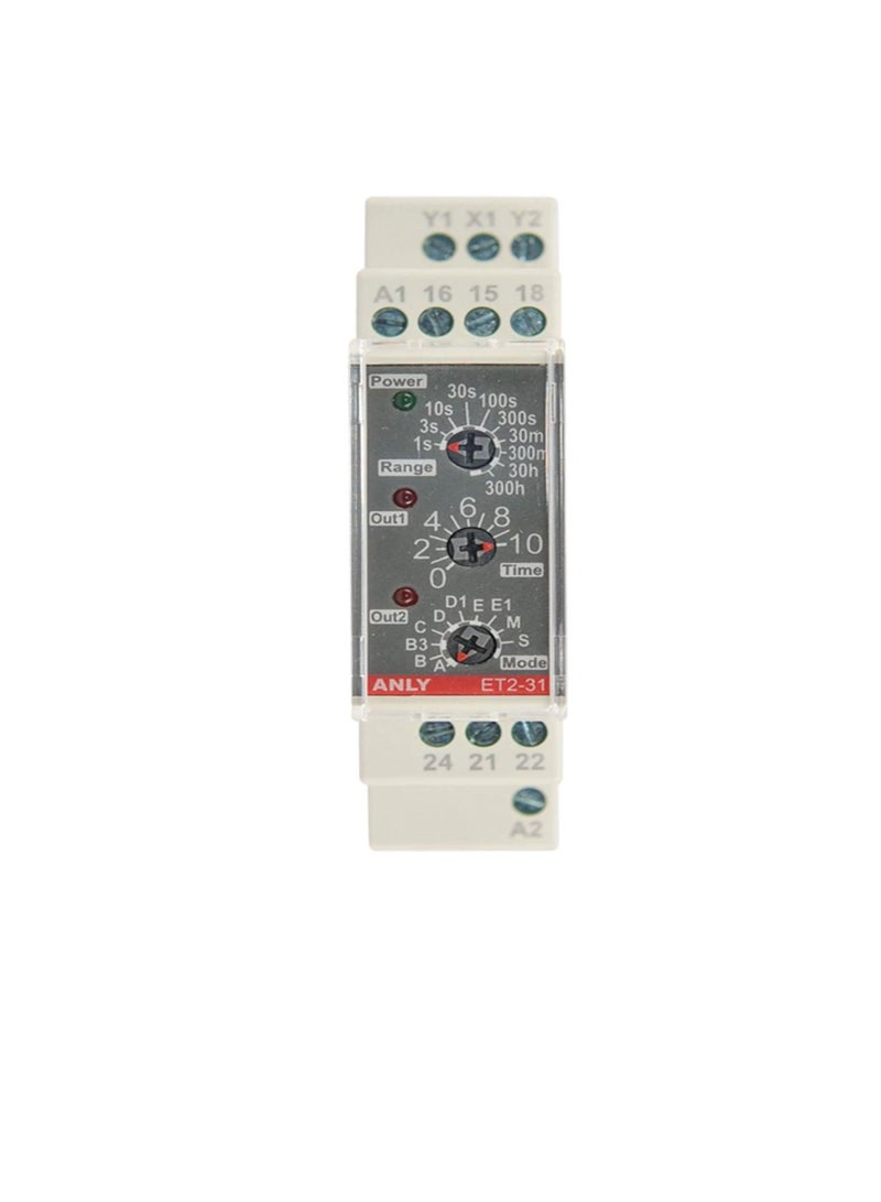 ANLY Multi Function Analog Timer 1S-300H AC/DC24-240V ET2-31  - Image 2