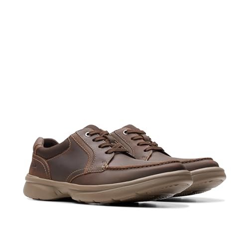 clarks حذاء كلاركس للرجال برادلي فايب أوكسفورد، جلد شمع النحل، 7.5 - Image 5