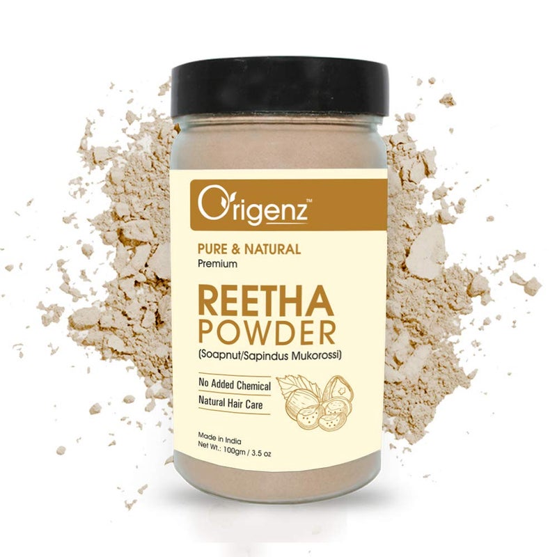 Origenz Hair Care 5 Powders Combo 500gm  Amla Reetha Shikakai Bhringraj Hibiscus Powder Pack for Wash Healthy Scalp Nourishment Mask Helps to Control Dandruff Hairfall  Natural Cleanser  In Jar 100 gm X 5 - Image 3