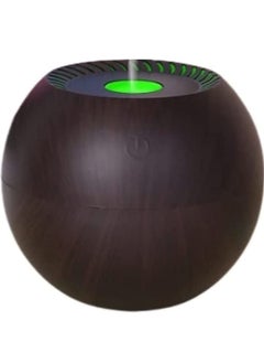Generic USB Ultrasonic Aromatherapy Air Humidifier With Color Chinging Led Brown  - Image 1