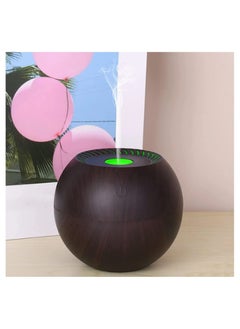 Generic USB Ultrasonic Aromatherapy Air Humidifier With Color Chinging Led Brown  - Image 2