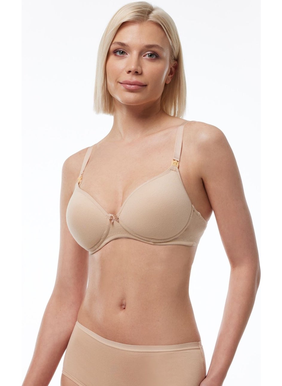 Malabadi - Women's Skin-Covered Non-wired Cotton Nursing Bra 822 - Image 1