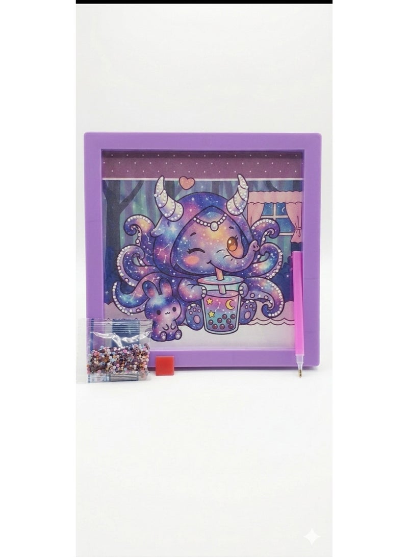 1st Choice Diamond Art Crystal Painting Board - Creative Entertainment Art Set with Frame, Home Decor & Recreation for Kids & Adults - First Choice (Various Designs) - Image 2