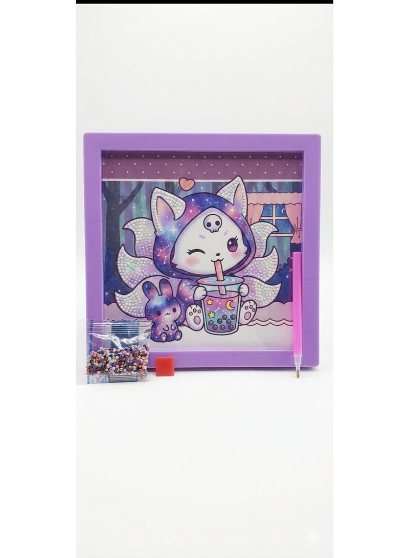 1st Choice Diamond Art Crystal Painting Board - Creative Entertainment Art Set with Frame, Home Decor & Recreation for Kids & Adults - First Choice (Various Designs) - Image 3