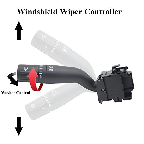 ZZCSZ SW-6874 Turn Signal Multi-Function Switch Windshield Wiper Switch Assembly Compatible with 2011-2013 Ford F-150 F-250 F-350 F-450 F-550 Super Duty Replaces# BC3Z-13K359-BA, SW6874, BC3Z13K359BA - Image 4