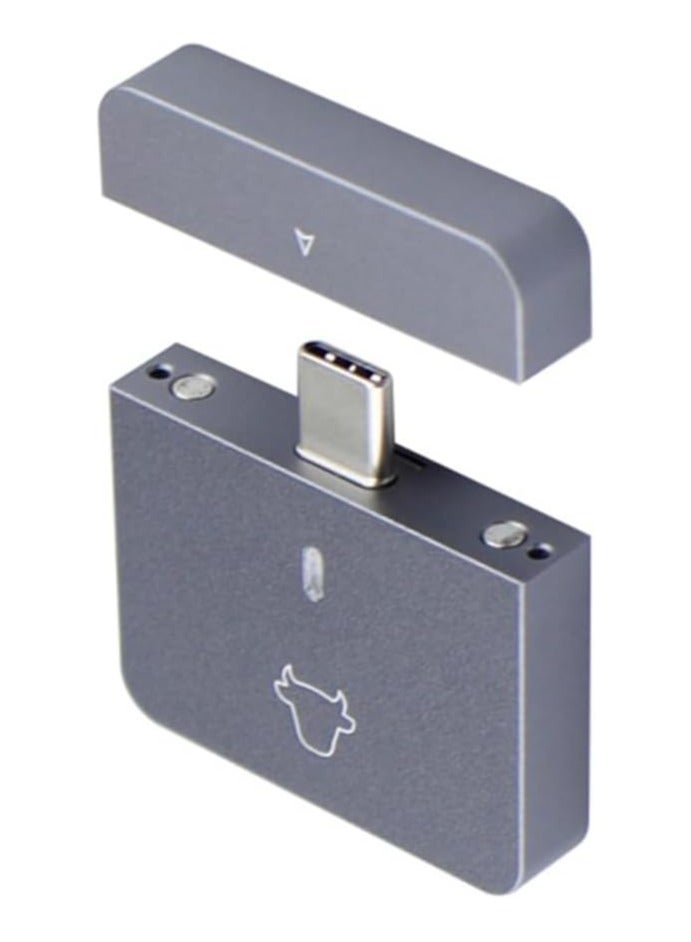 M.2 NVMe SSD Enclosure Aluminum Tool-Free Adapter, 10Gbps USB3.2 Reader, for M.2 NVMe M-Key 2230 SSD, New 2230 Plug and Play M.2 Hard Drive Case, Support UASP, Plug and Play - Image 2