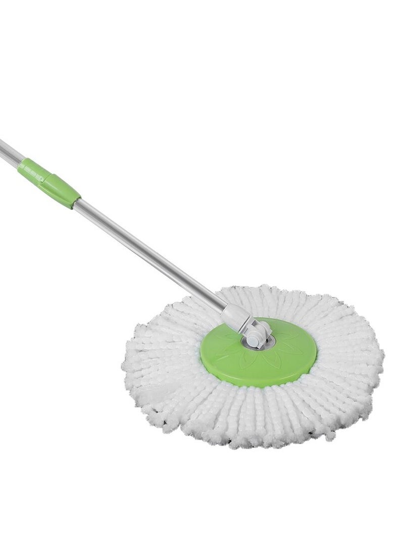 DubaiGallery 360 Degree Spin Cleaning Mop Parts Mop Bucket with Wringer Spin Floor Mop Wiper Plastic Mop Green  - Image 3