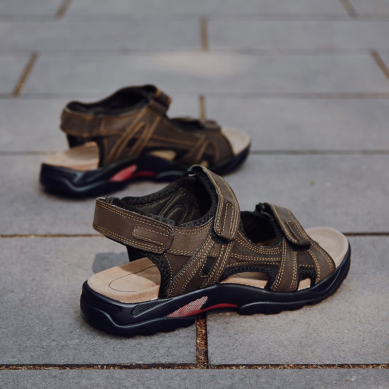 Plus Size Sandals Open Toe 2024 Independent Station A Generation Of Outdoor Travel Sandals Men - Image 1