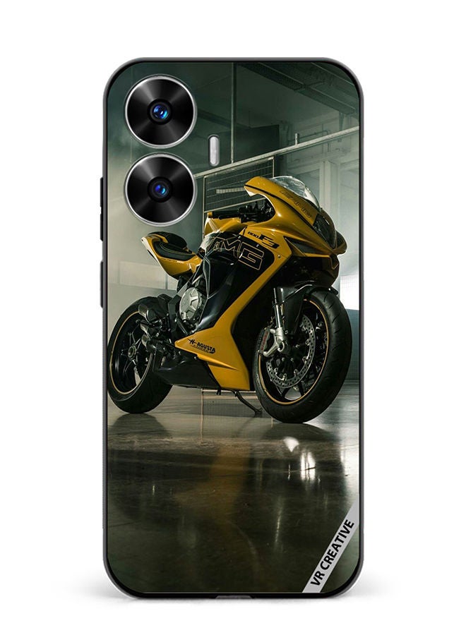 VR CREATIVE Protective Case Cover For Realme C55 Bike Design Multicolour - Image 1