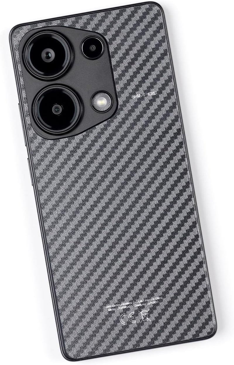Ibywind 2 Pack Screen Protector For Xiaomi Poco M6 Pro 4G 6.67",9H Hardness Tempered Glass,With 1Pc Camera Lens Protector,1Pc Back Carbon Fiber Film,Anti-Scratch,Bubble Free - Image 5