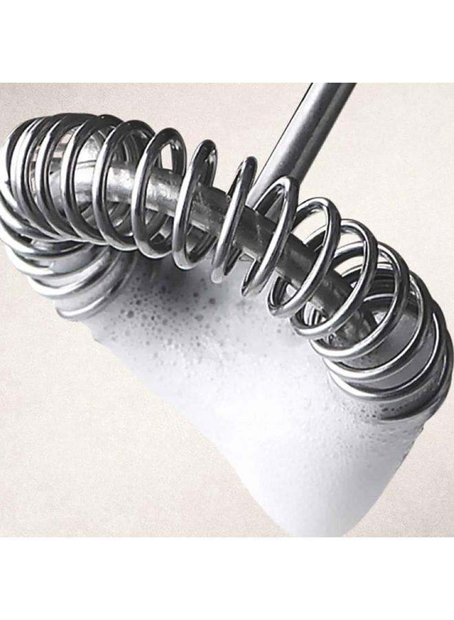 aerolatte Battery Powered Handheld Stainless Steel Durable Travel Milk Frother Silver - Image 4