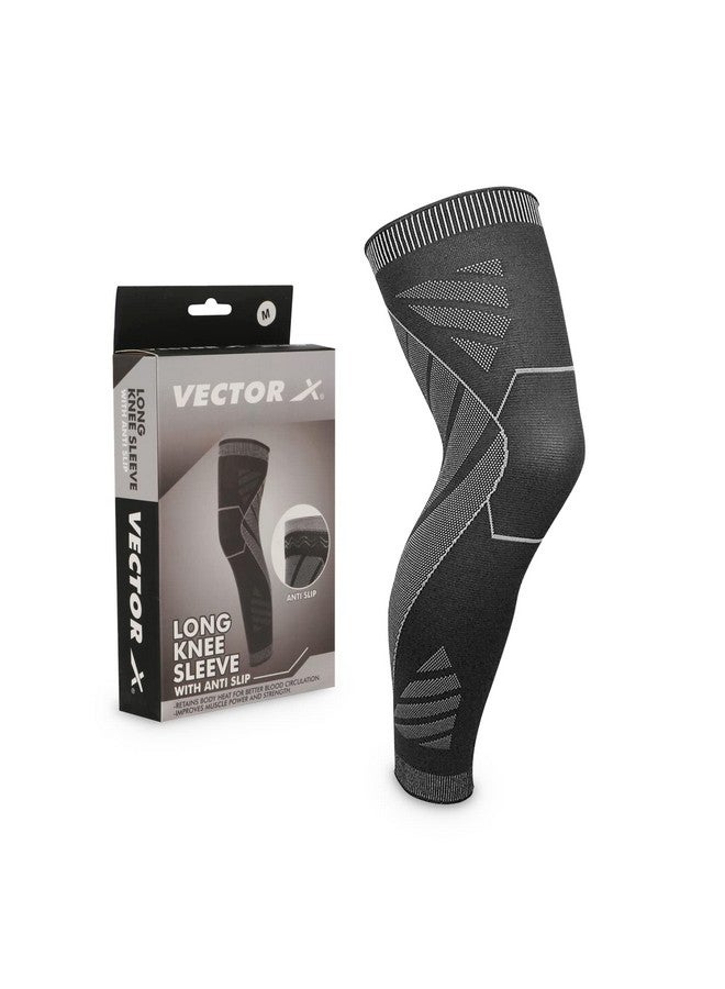 Vector X Long Knee Sleeve With Anti Slip (Small), Multicolor (M) - Image 1