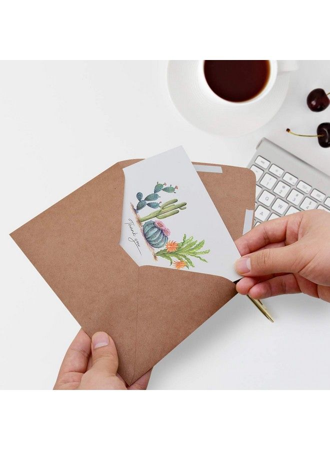 AZAZA 100 Pack 5X7 Brown Kraft Envelopes For Invitations Quick Self Seal Vflap Perfect For Weddings Baby Shower5X7 Cardsparty Invitation 5.25 X 7.25 Inches(A7 Envelopes Bulk)  - Image 4
