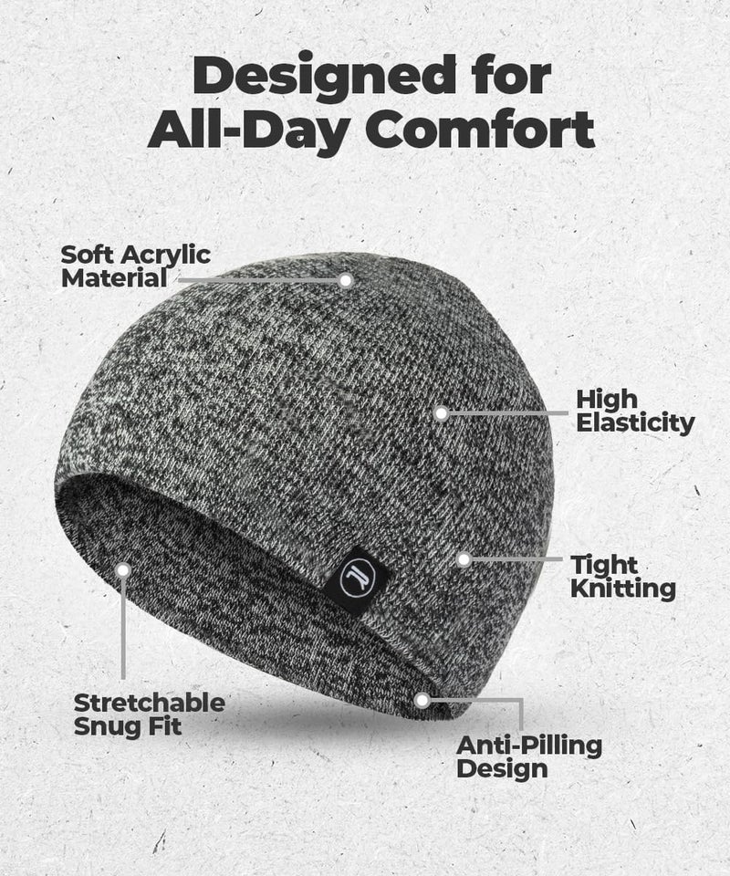 Revony mens Be2 Beanie Hat - Image 4