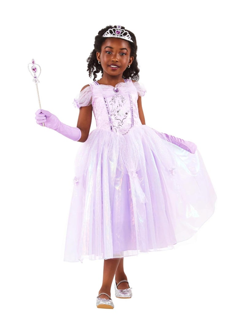 Rubies زي الأميرة الأرجوانية للأطفال - الحجم صغير (3-4 سنوات) - Image 3