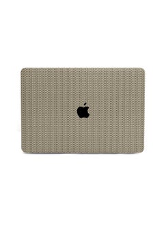 ينطبق على غطاء حماية الكمبيوتر المحمول Apple MacBookPro غطاء حماية الكمبيوتر من الجلد الصناعي غير اللامع بنمط قش M3 - اللون: K1611 حصيرة من القش - رقم 2 لون - الطراز المطبق: (مسطح) 15.4 Pro Retina (A1398)