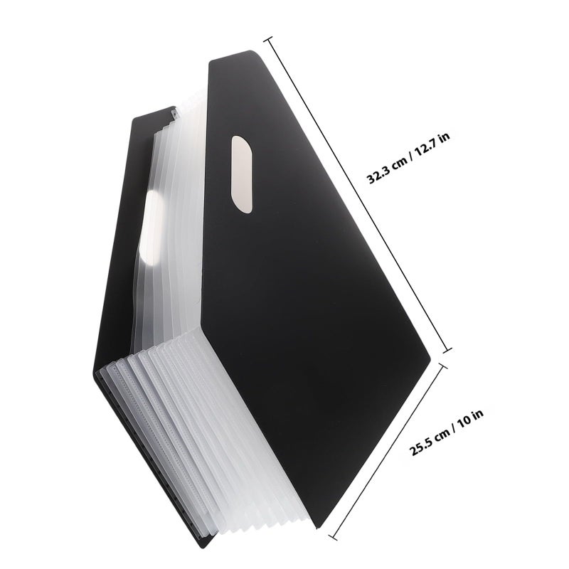 Portable Expanding File Folder Organizer with Multiple Pockets for Documents Receipts Cash - Image 3