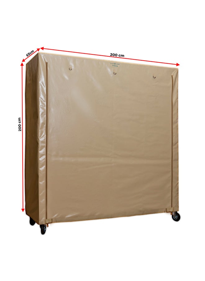 AL SANIDI SteeL storage outdoor cupboard, Warehouse storage for camping, Multicolored , Size 65*200*200 Cm  - Image 1