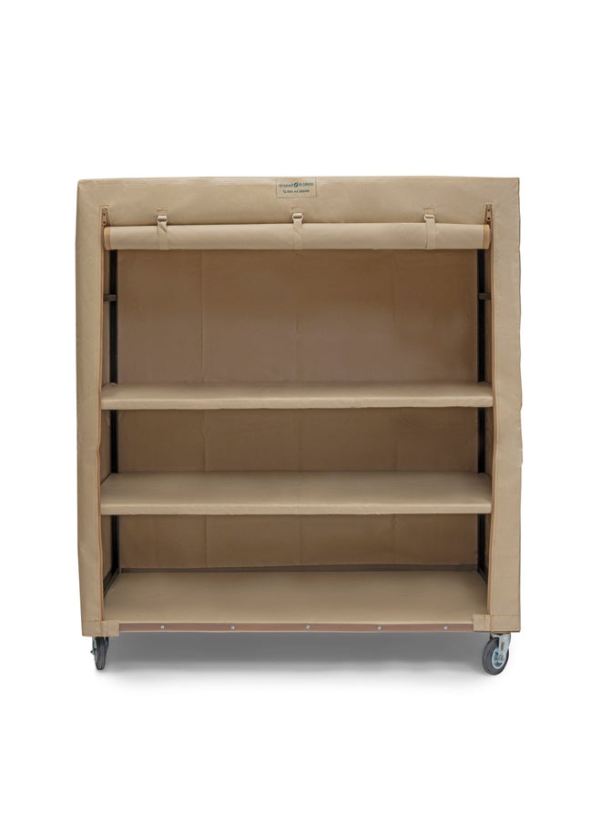 AL SANIDI SteeL storage outdoor cupboard, Warehouse storage for camping, Multicolored , Size 65*200*200 Cm  - Image 3
