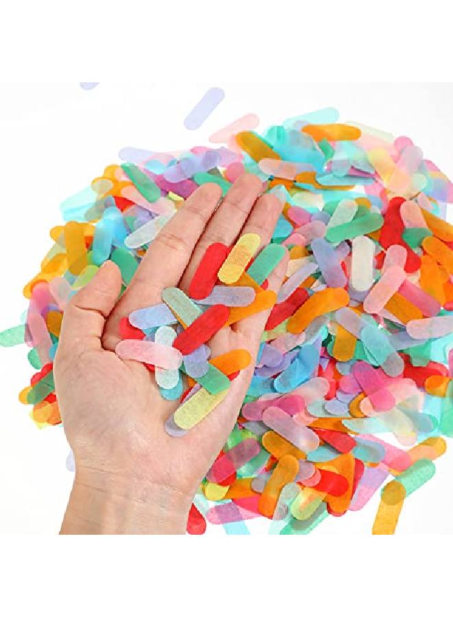 Tissue Sprinkle Confetti Dount Baby Shower Table Confetti Colorful Rainbow Sprinkle Confetti For Ice Cream Theme Party Birthday Baby Shower Party Suppliers Decoration (50G)